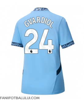 Manchester City Josko Gvardiol #24 Tricou Fotbal Replică 2024-25 Femei Acasa